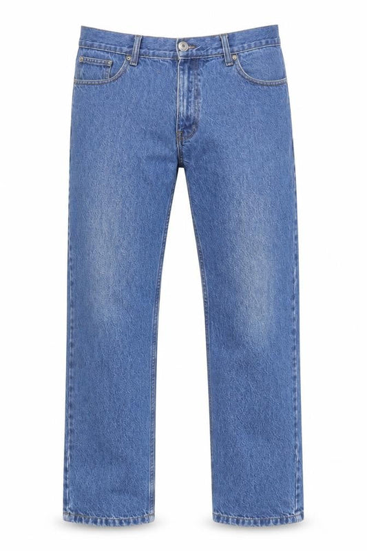 Pride & Soul Men's Blue Straight Jeans, L, Regular Fit