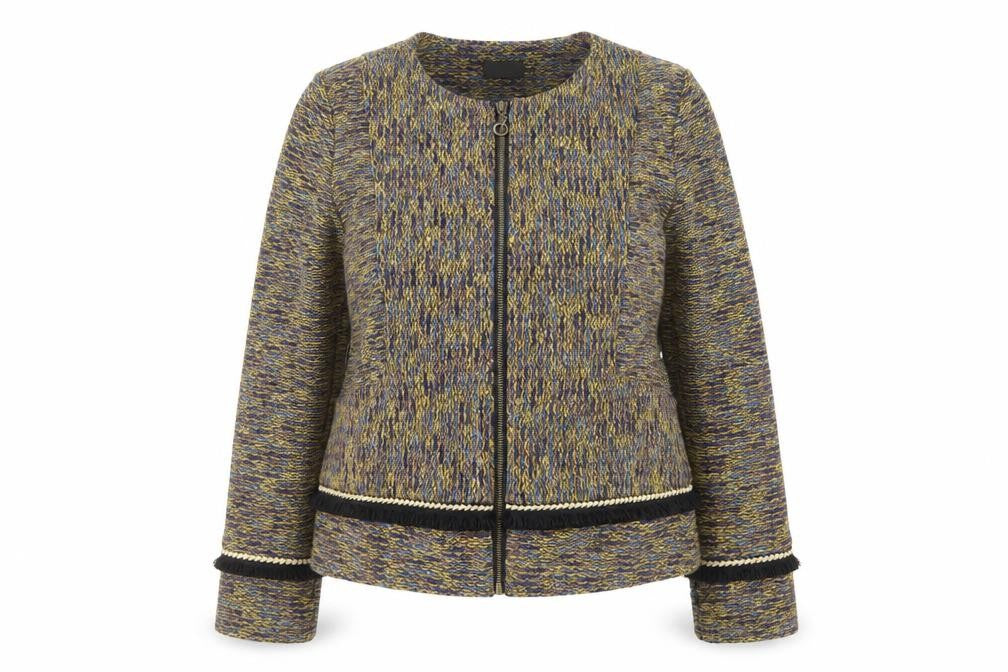 Klass Women's Multicolour Tweed Jacket Size 16