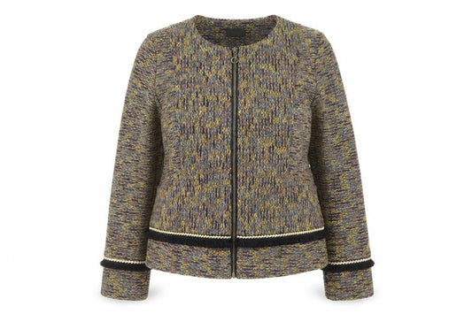 Klass Women's Multicolour Tweed Jacket Size 16