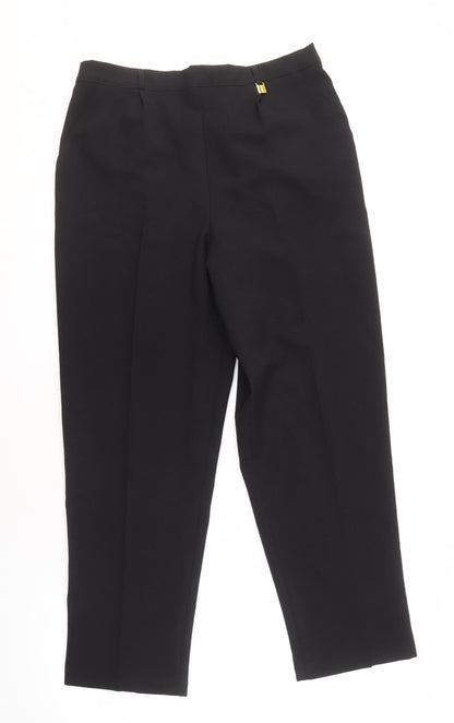 Classics Women's Black Trousers, Size 14, Classic Fit