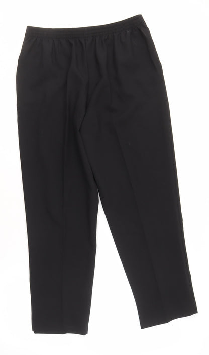 Classics Women's Black Trousers, Size 14, Classic Fit