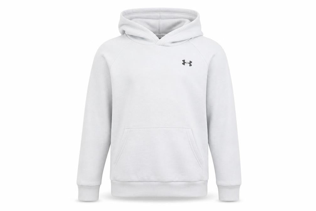 Under Armour Grey Boys Pullover Hoodie, 12 Years