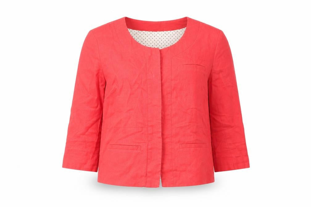 Merona Women's Red Cotton Jacket, Casual, Size S