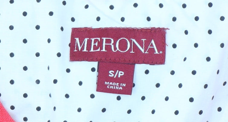 Merona Women's Red Cotton Jacket, Casual, Size S