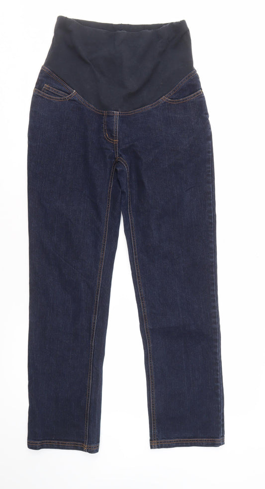 JoJo Maman Bébé Women's Blue Maternity Jeans, Size 8