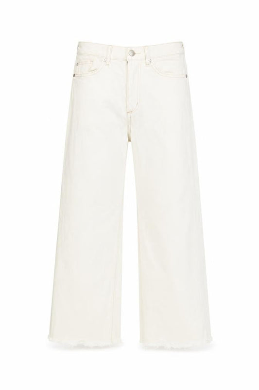 &Denim Women's White High Rise Ankle Jeans, Size 6
