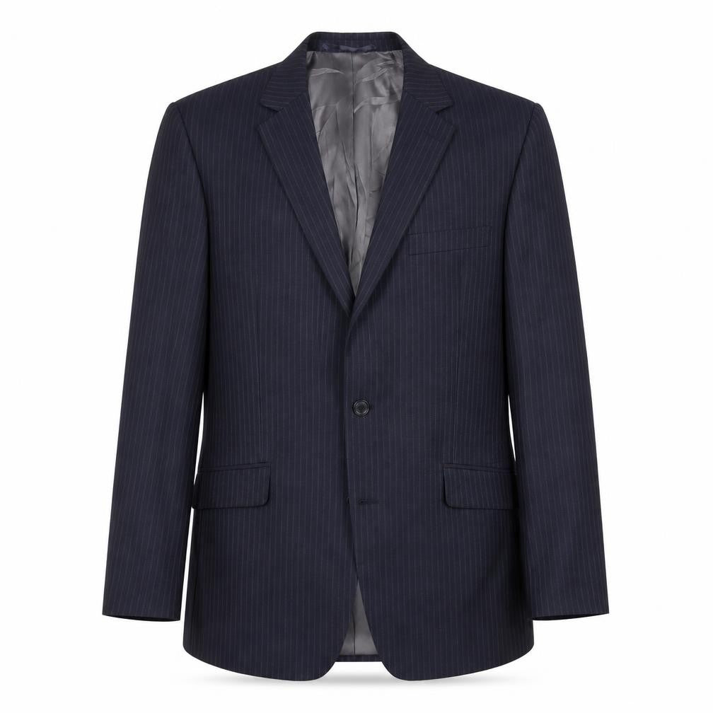 John Lewis Men's Blue Striped Blazer, Size 40R, Classic Fit