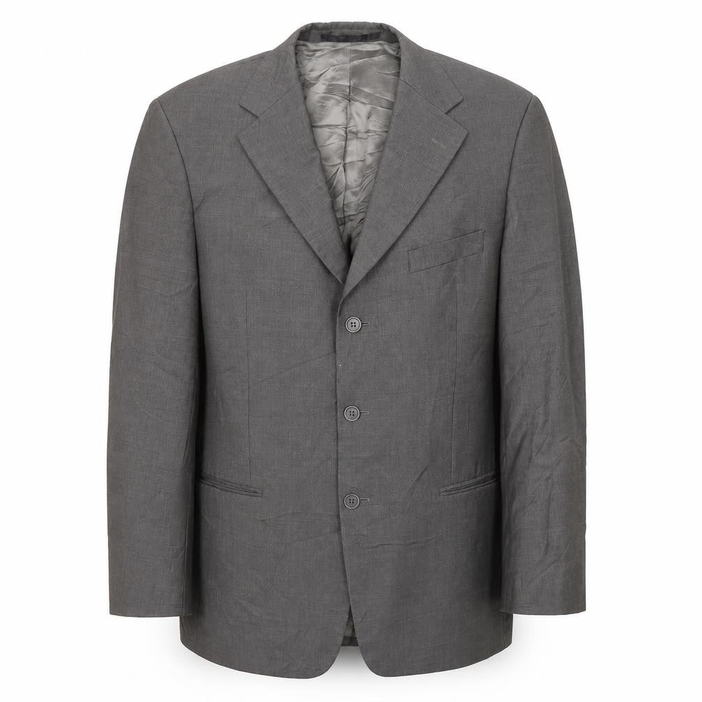Marks & Spencer Grey Wool Blazer, Men's 42 Long
