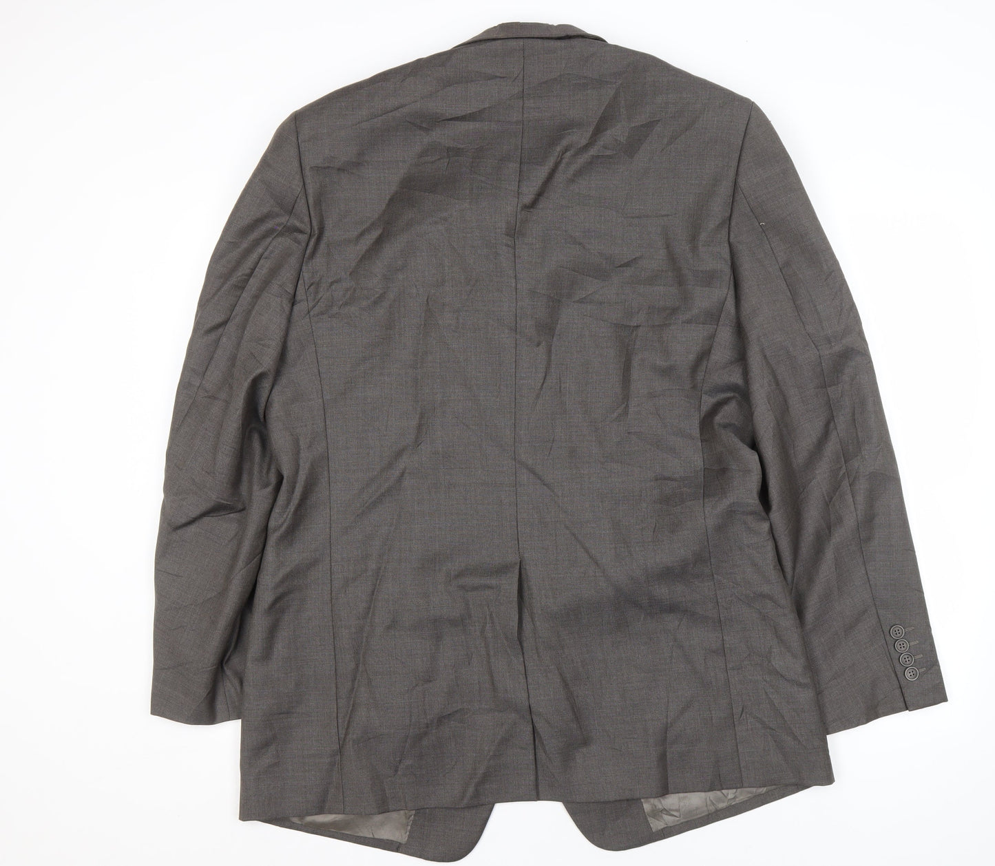 Marks and Spencer Grey Wool Blazer, Men's 42 Long