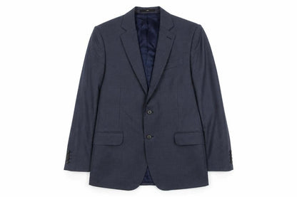 Front view of Jaeger Men's Blue Blazer, size 38, Classic Style