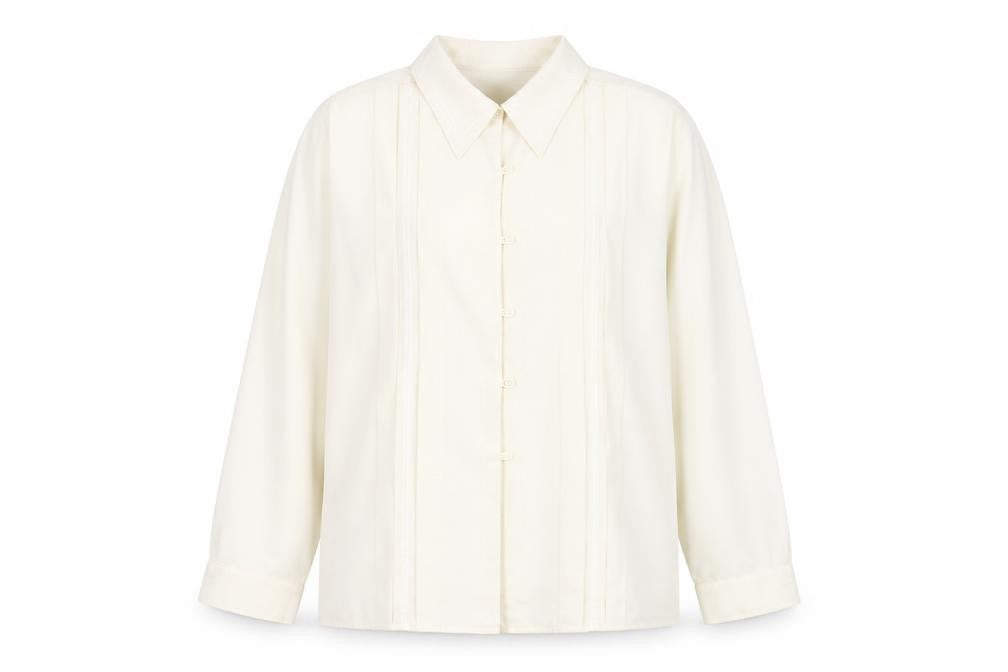 Windsmoor Women's Ivory Long Sleeve Button-Up Shirt