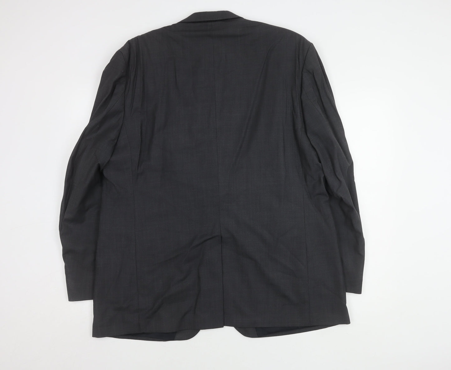Centaur Men's Grey Short Blazer, Size 46 Short, Wool Blend
