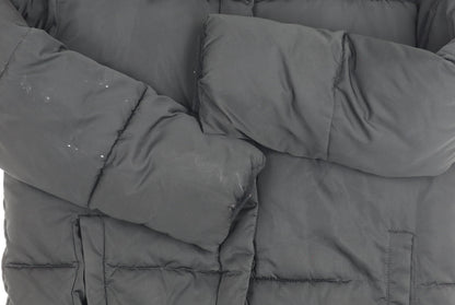Hush Women's Black Puffer Jacket Size 8 Winter Coat