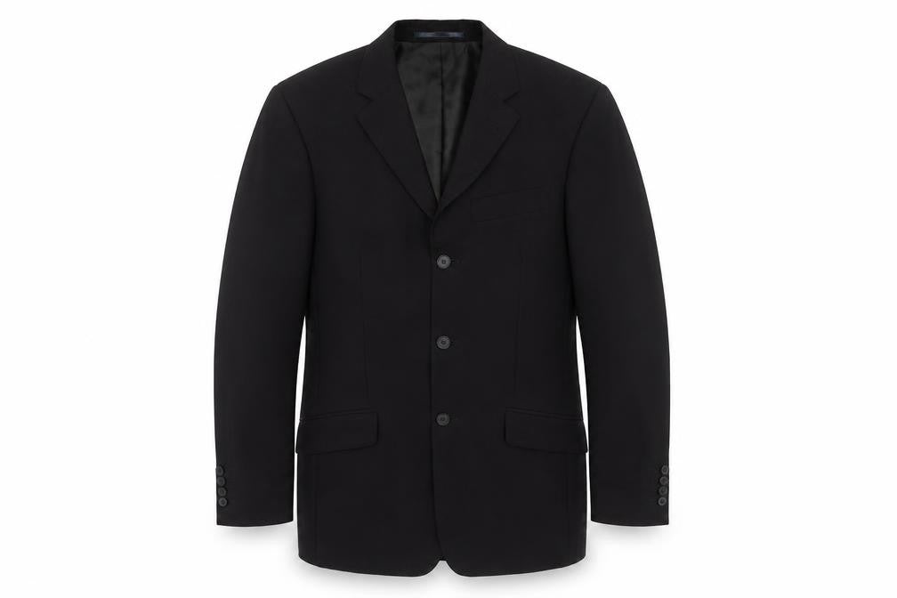 Next Men's Black Wool Blazer Jacket Size 36