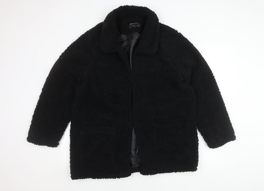 Brave Soul Women's Black Mid-Length Coat Size 14