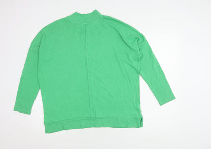 Next Green Mock Neck Women's Jumper Size 12