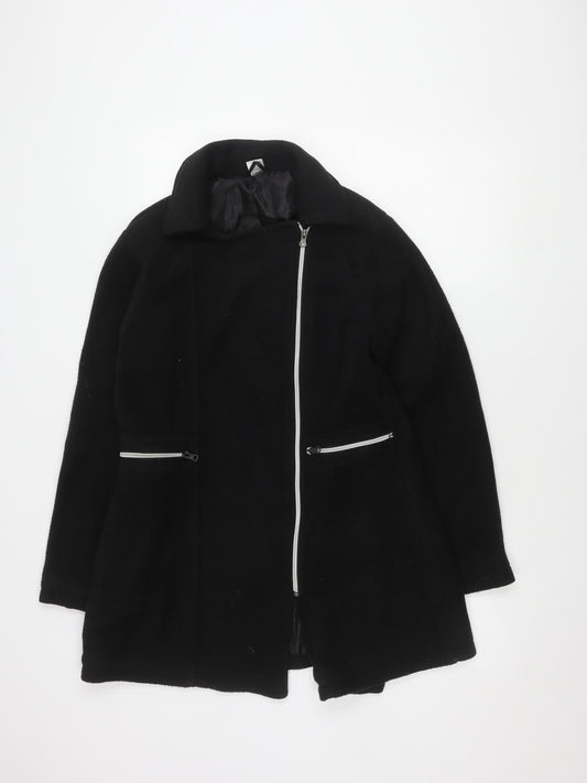 La Redoute Women's Black Wool Jacket, Size 10