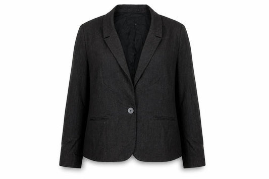 Jaeger Women's Black Regular Fit Blazer, Size 14