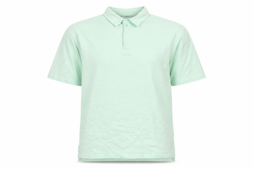 Indigo Men's Green Polo Shirt L Size Short Sleeve Casual