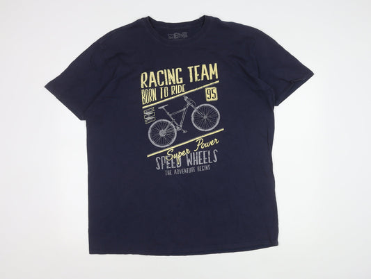 Merch Men's Blue 2XL Sports Graphic T-Shirt