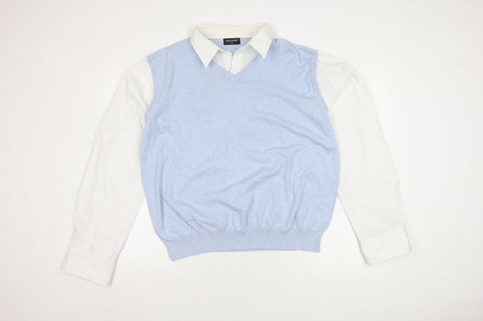 Urban Spirit Women's Blue Button-Up Shirt - XL