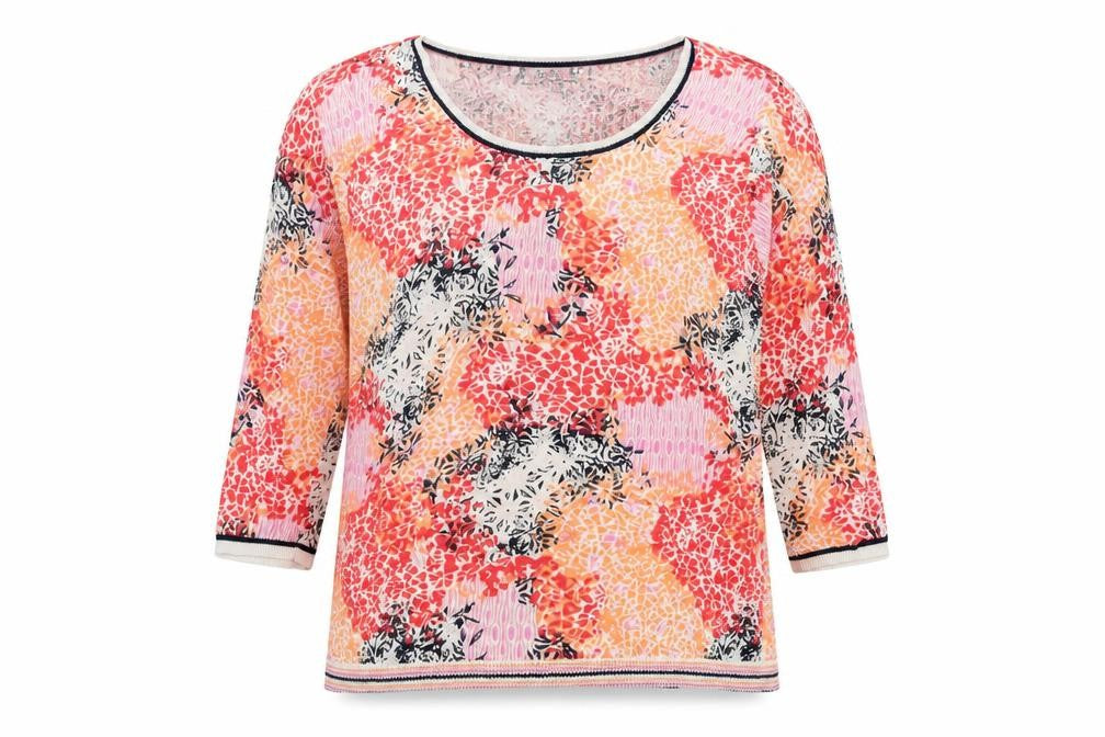 Marks & Spencer Women's Multicoloured Top, Size 12, 3/4 Sleeve