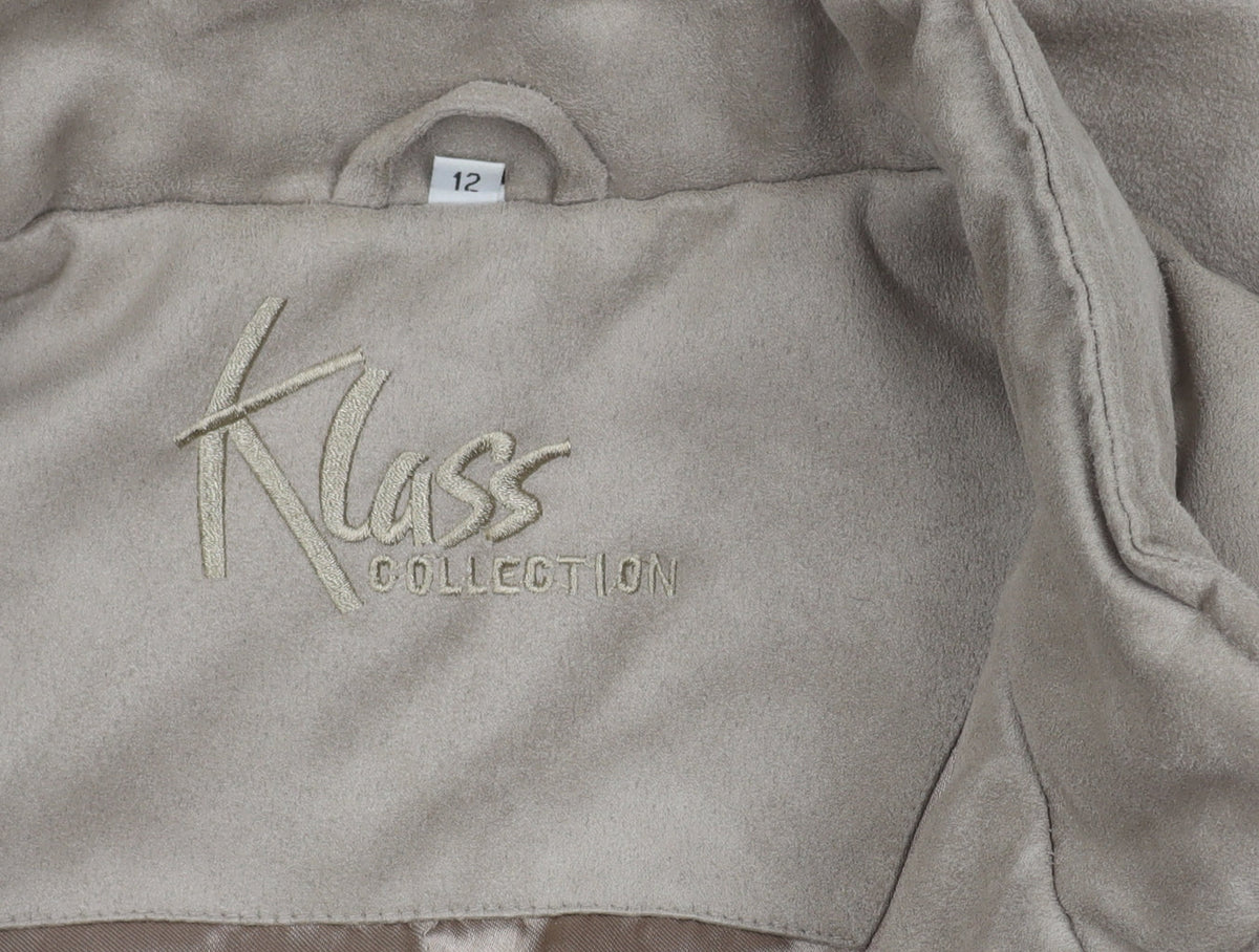 Klass Collection Women's Beige Jacket Size 12