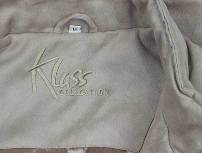 Klass Collection Women's Beige Jacket Size 12