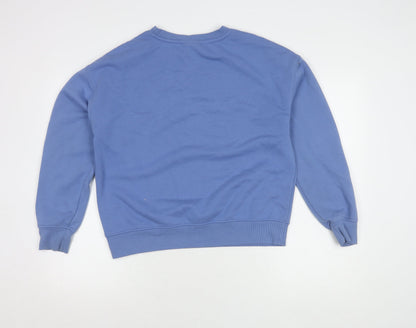 Preloved Disney Women’s Blue Stitch Sweatshirt Size 10 - Back