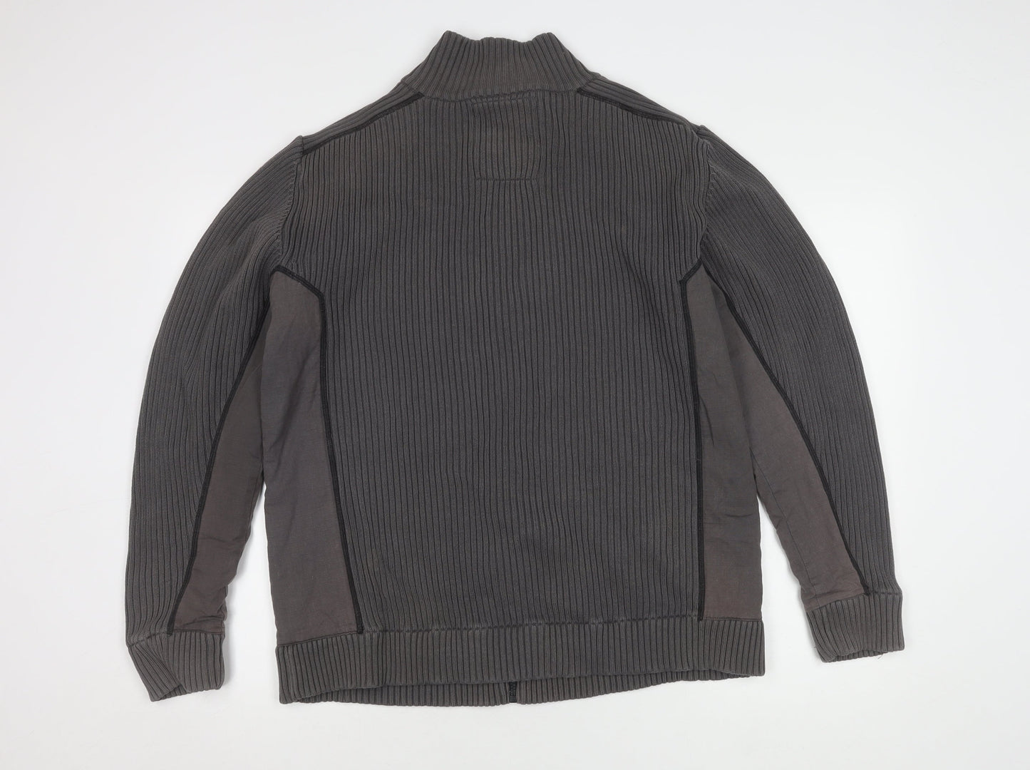 Next Men's Grey XL Cotton Casual Jacket