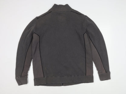 Next Men's Grey XL Cotton Casual Jacket