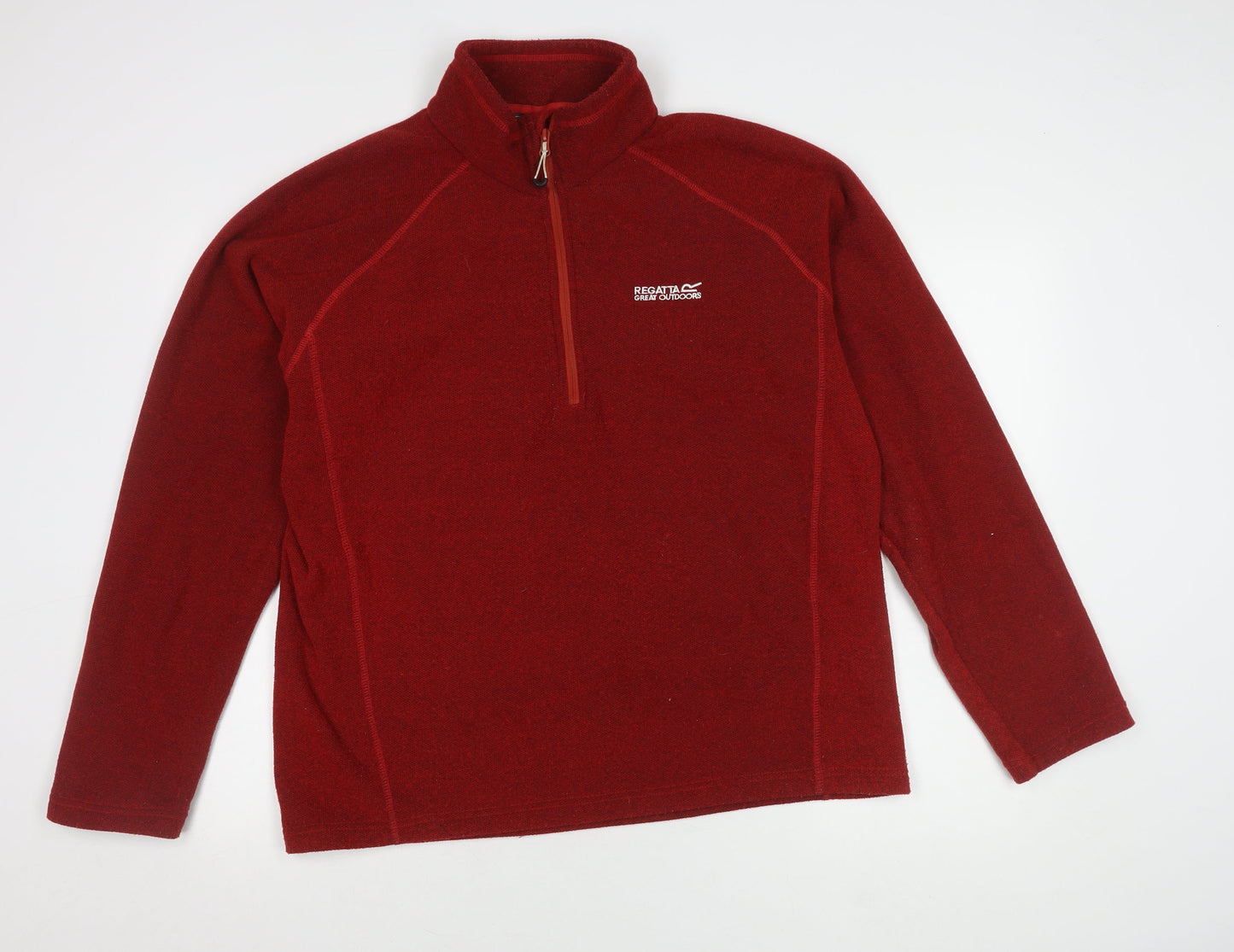 Regatta Men's XL Red Fleece Pullover with Logo