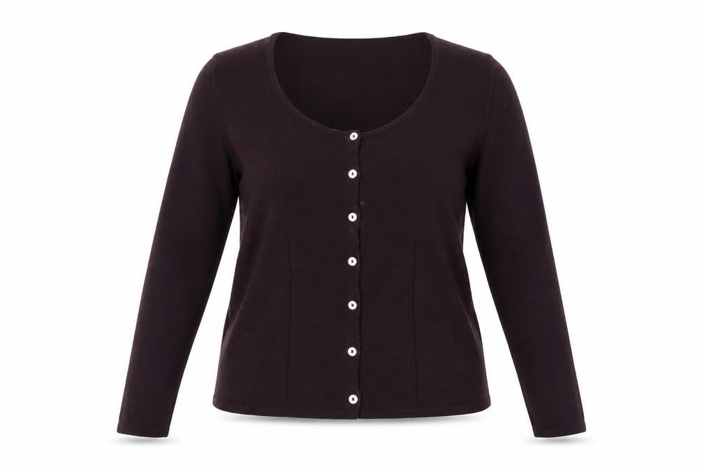 Laura Ashley Women's Purple Cardigan Size 16