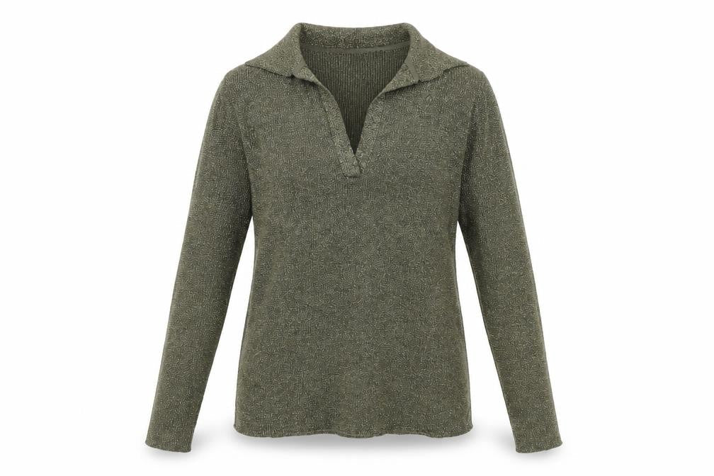 White Stuff Women’s Green Jumper Long Sleeve UK 8