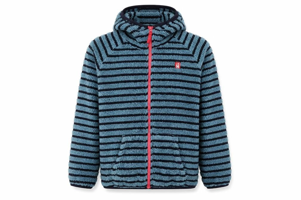 Hi Gear Girls Blue Hooded Striped Jacket 13-14 Years