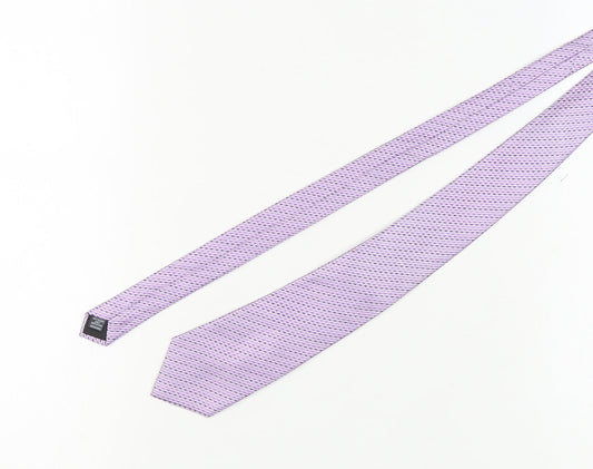 Dehavilland Men's Purple Silk Tie