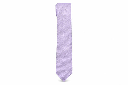 Berwin & Berwin Men's Purple Geometric Silk Tie