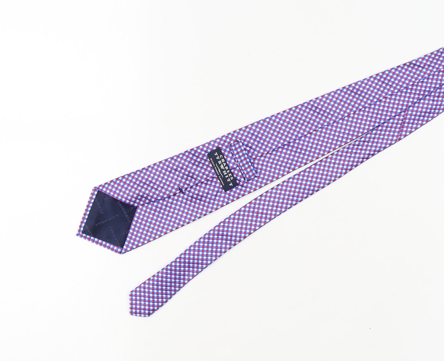 Charles Tyrwhitt Men's Multicoloured Check Silk Tie