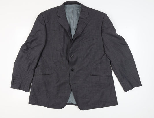 Marks and Spencer Men's Black & White Blazer Size 46/S