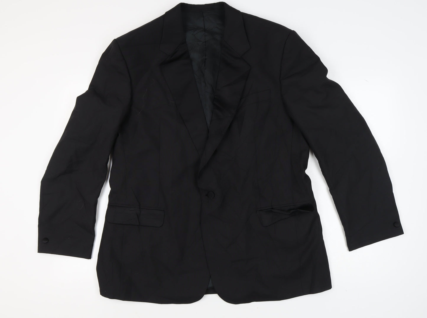 Executex Men's Black Blazer 46R Formal Jacket