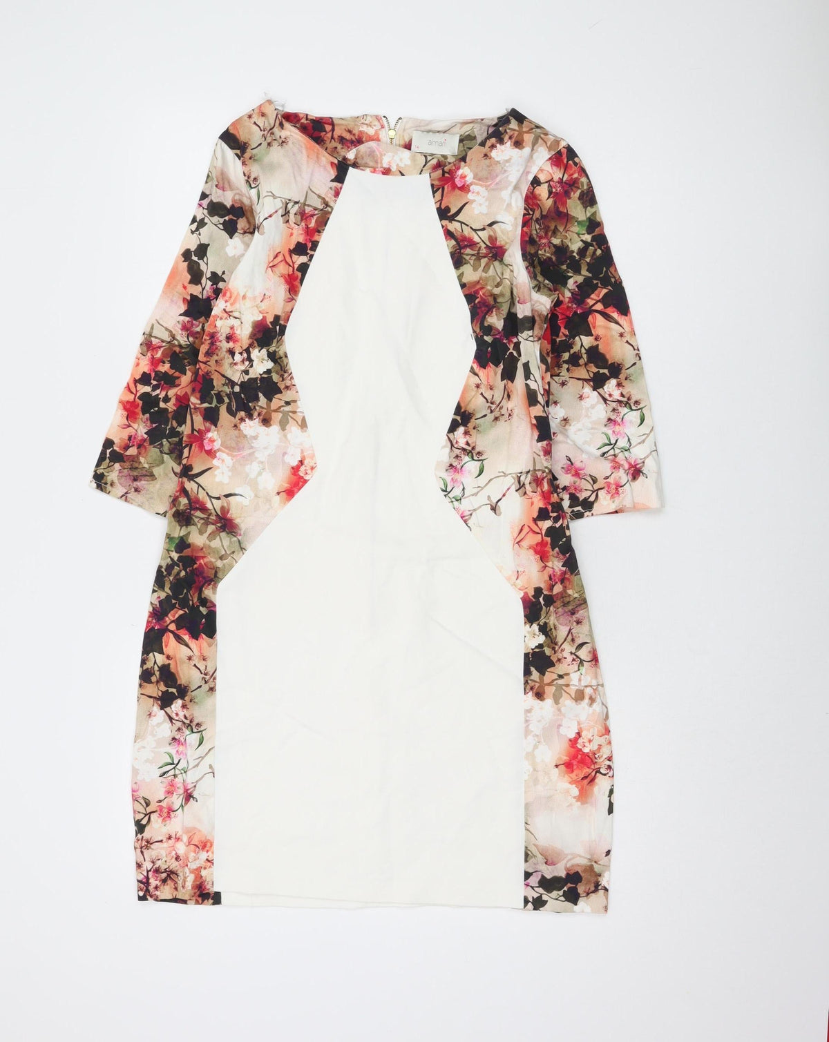 Almari Women's Multicoloured Floral Dress Size 14