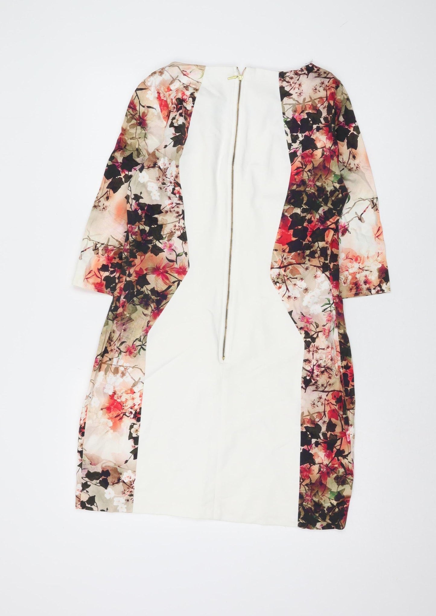 Almari Women's Multicoloured Floral Dress Size 14