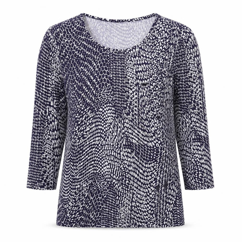 Austin Reed Women's Multicoloured 3/4 Sleeve Top S