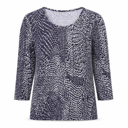 Austin Reed Women's Multicoloured 3/4 Sleeve Top S