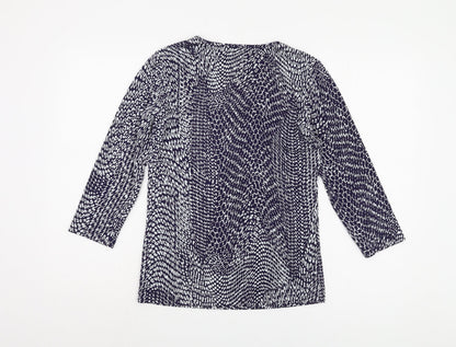 Austin Reed Women's Multicoloured 3/4 Sleeve Top S