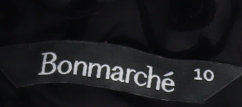 Bonmarché Women's Black Coat Size 10 Elegance & Comfort