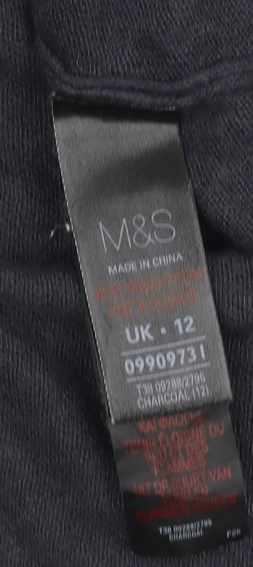 Marks and Spencer Women's Grey Cardigan Size 12