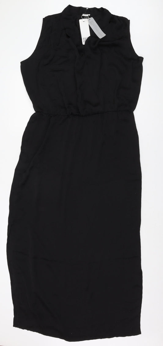 Saint Tropez Women's Black Sleeveless Dress L