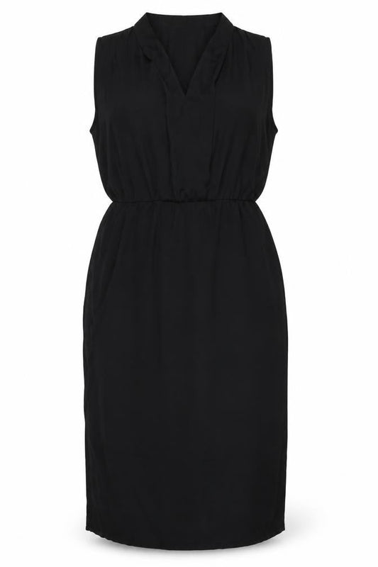 Saint Tropez Women's Black Sleeveless Dress L