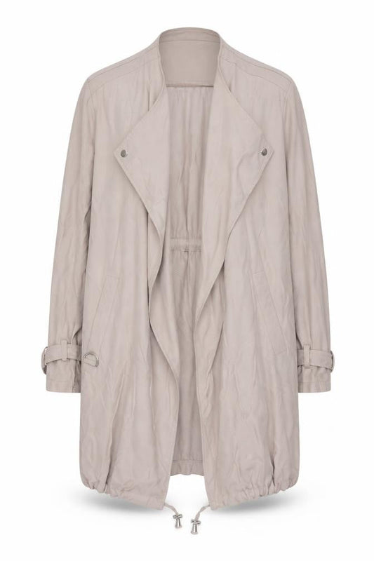 New Look Women's Beige 8 Mid-Length Jacket